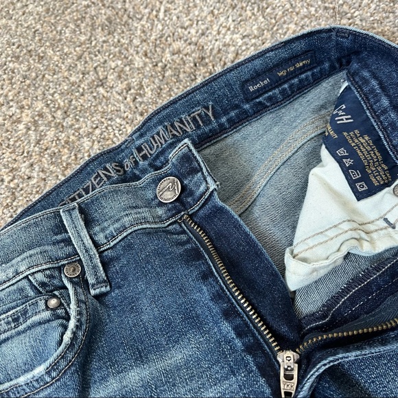 Citizens of Humanity Distressed Rocket Hugh Rise Skinny - Picture 6 of 9